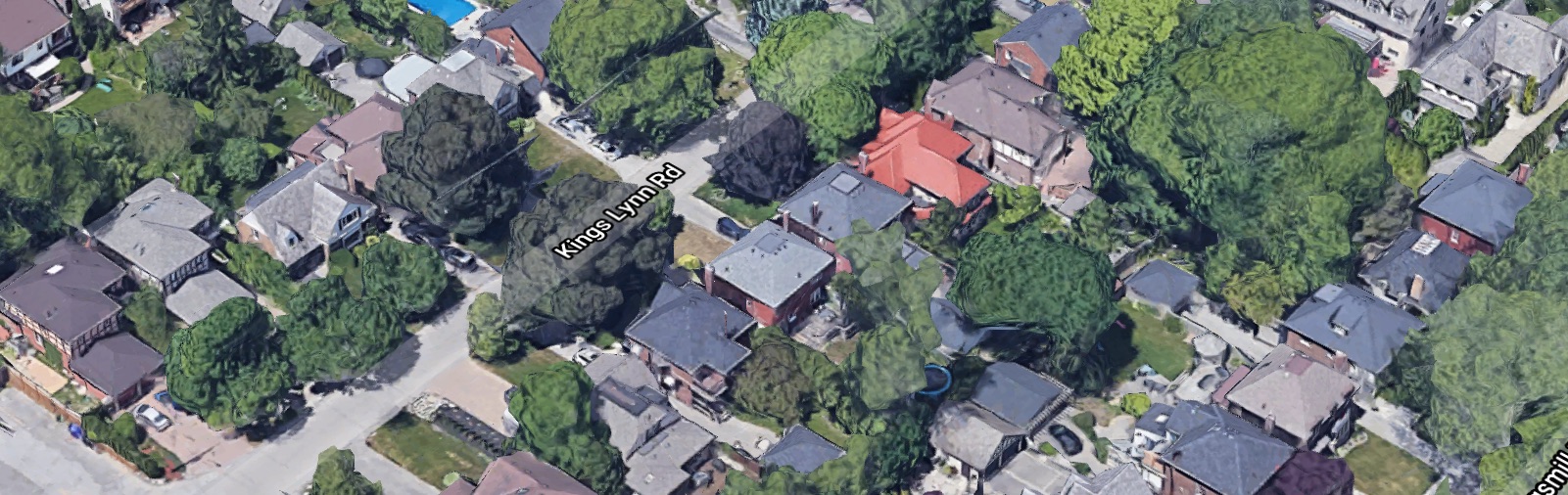 Screenshot of neighbourhood from Google Maps.