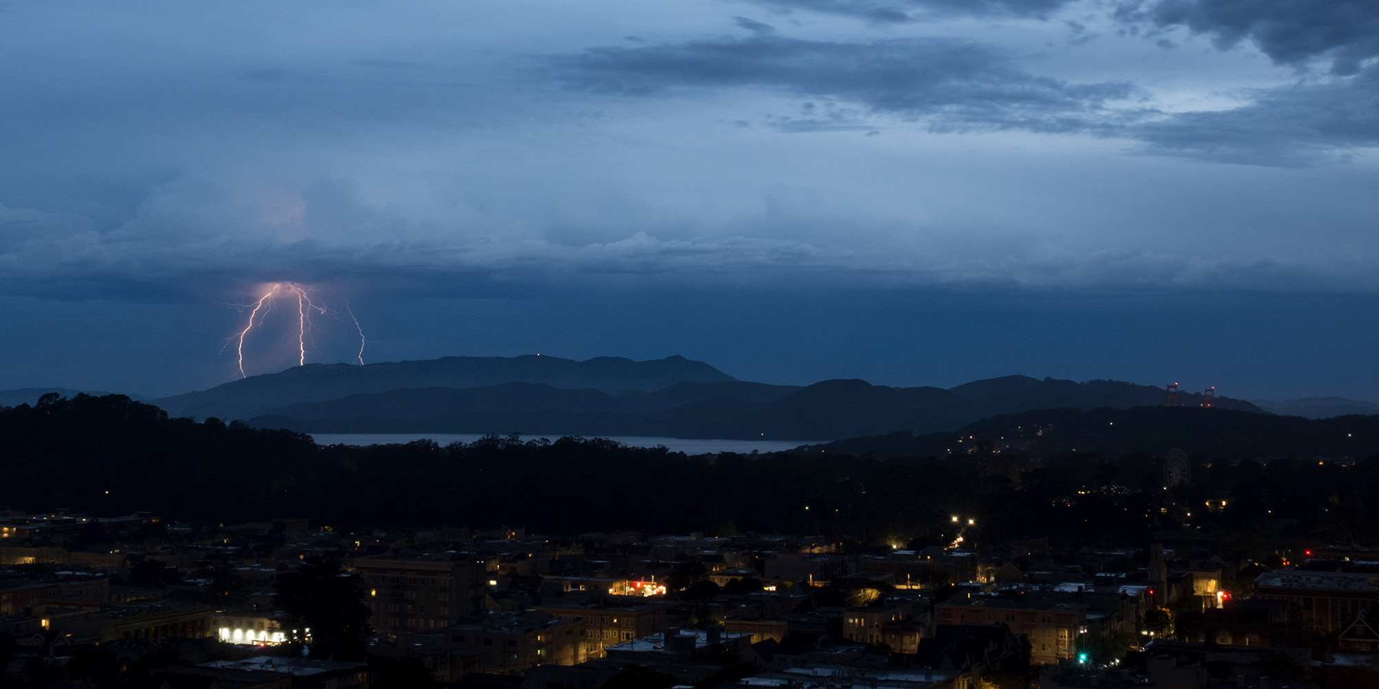 Lightning over SF